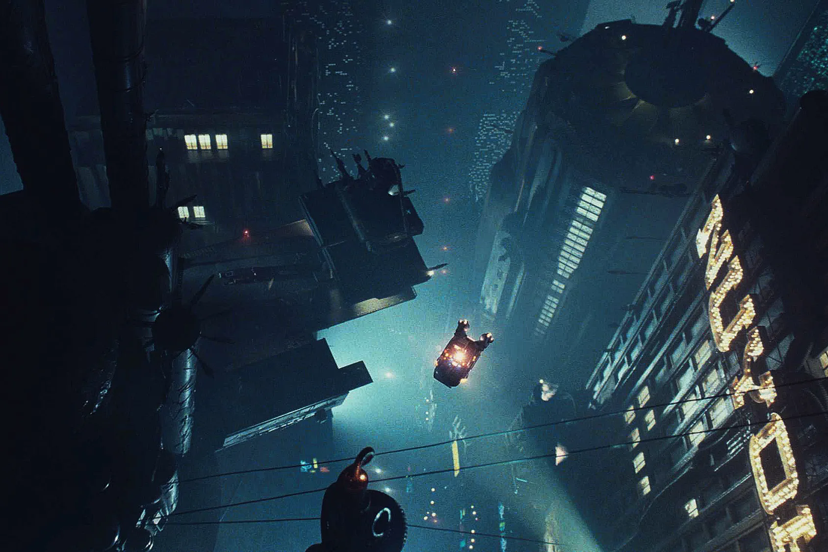 A photograph from Blade Runner.